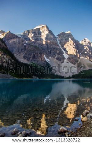Banff National Park- the water pictured here is from Moraine Lake