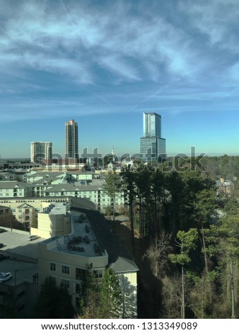 View from the above on Buckhead Atlanta