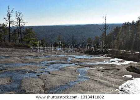 Background Landscape Photography from atop Stone Mountain