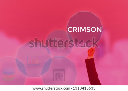CRIMSON - technology and business concept