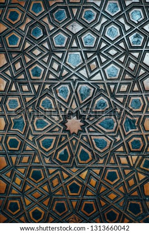 Seljuk Ottoman pattern on mosque door