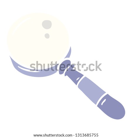 hand drawn cartoon doodle of a magnifying glass