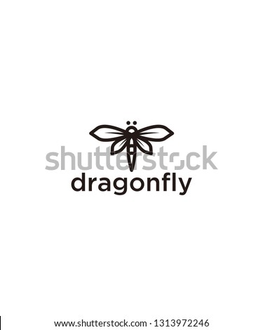 dragonfly icon logo