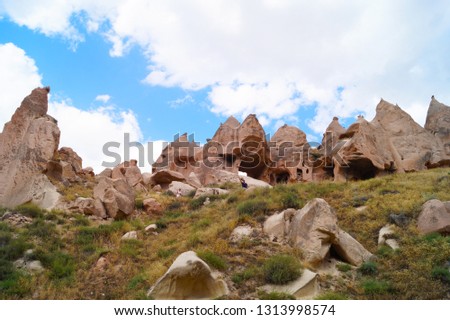 Cappadocia is a beautifull place in the middle of Turkey, far away from civilisation. It is a wonderfull natural landscape, which was left behind it's inhabitants for ages.