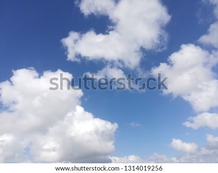 
Sky and  clouds background