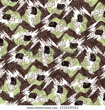 Floral background for textiles