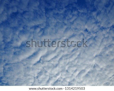 Blue sky with lots cloud background