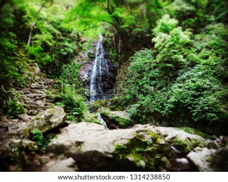 waterfall in Okutama