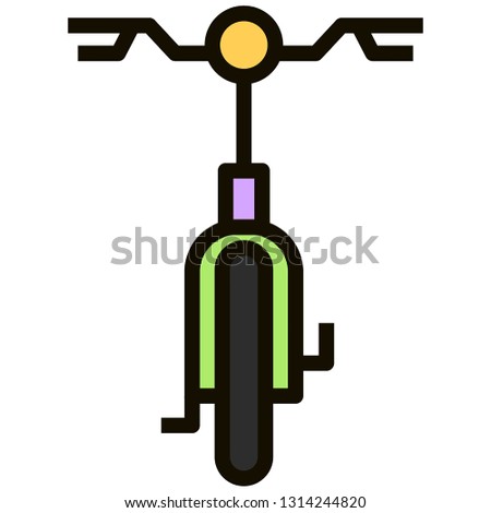 Transportation Related Vector Color and Line Style Icons Set.  256x256 Pixel Perfect. - Vector. motorcycle
 Icon Vector