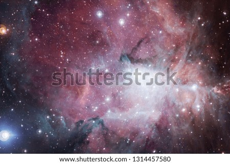 Nebula an interstellar cloud of star dust. Outer space image. Elements of this image furnished by NASA