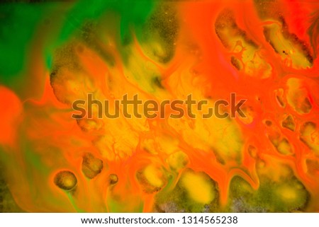 Background of fractal colors and textures that are diverse in terms of imagination, creativity and art