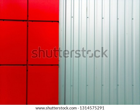 Texture of modern composite materials. Corrugated metal. Abstract background.