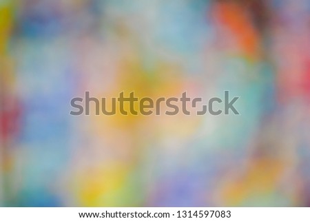 Colorful blurred bokeh background