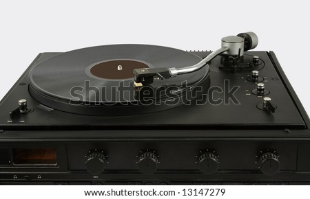 record player of  plates higher class end of the twentieth age