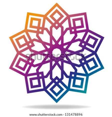 Arabic Decorative Pattern. Islamic Symbol