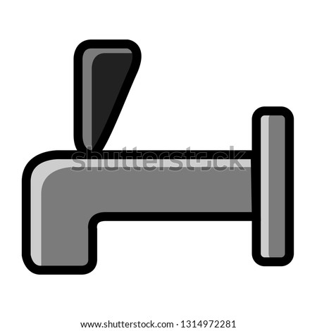 Isolated beer tap icon. Vector illustration design