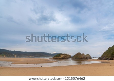 Beach of San Roman (O Vicedo, Lugo - Spain).