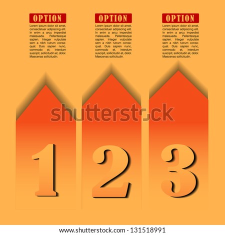 Modern arow infographics options banner. Vector illustration. can be used for workflow layout, diagram, number options, web design.