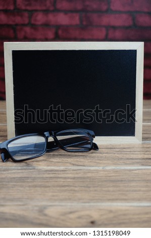 Blank blackboard conceptual photo. 