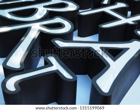 Letters signage , Acrylic Channel Letters