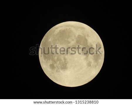 Picture of the moon before eclipse