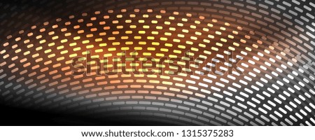 Digital flowing wave particles abstract background, vector smoke effect design. Vector illustration