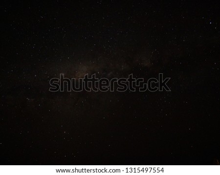 milky way by night in namibia