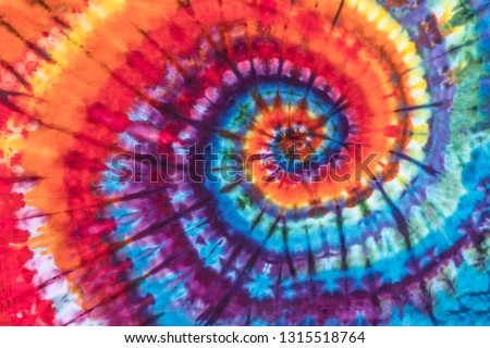 Bright Colorful Abstract Psychedelic Ice Tie Dye Swirl Design Pattern