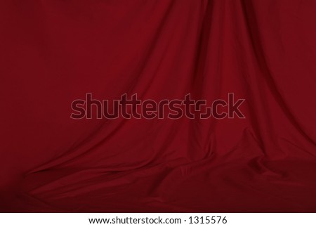 Draped Red Background Backdrop