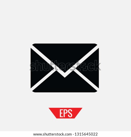 Envelope vector icon letter