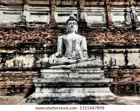 The Wat Yai Chaimongkol is a Buddhist temple located in Ayutthaya, Thailand. This place also be one of ayutthaya historical park.