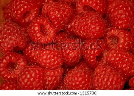 Raspberries Royalty-Free Stock Photo #1315700