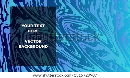Mixture of acrylic paints. Liquid marble texture. Fluid art. Applicable for design cover, presentation, invitation, flyer, annual report, poster and business card, desing packaging - Vector