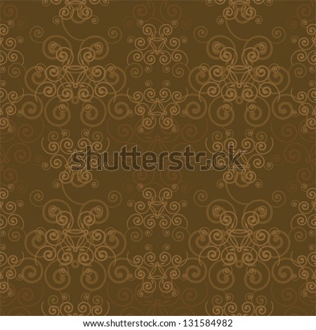 An elegant abstract sepia background. Seamlessly repeatable. Eps 8 Vector.