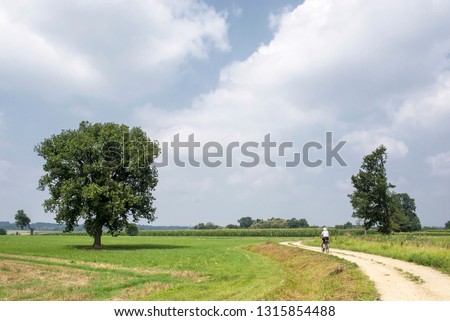 village and earthy road