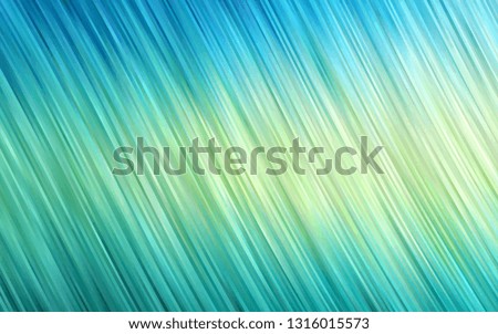 Light Blue, Yellow vector template with bent lines. Creative illustration in halftone marble style with gradient. Marble style for your business design.