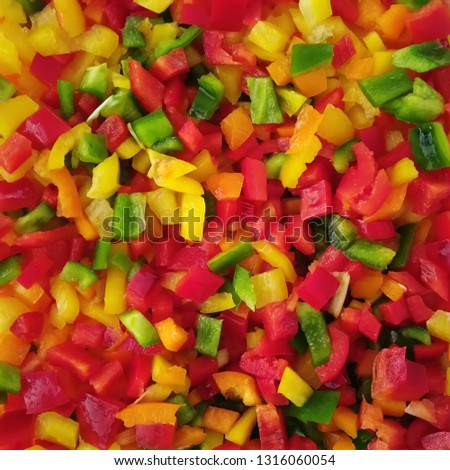 Chopped Chilli Peppers - Photograpy