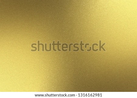 Abstract background, reflection gold steel texture