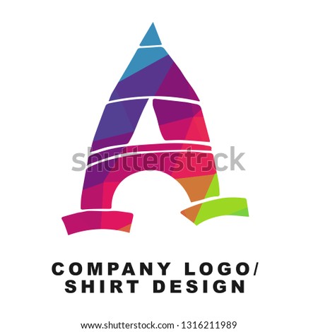 Vector Illustration Logo Design of Paris Eiffel Tower with Geometry Polygon Rainbow Color. Graphic Design for Company, Shirt, Icon and More. 