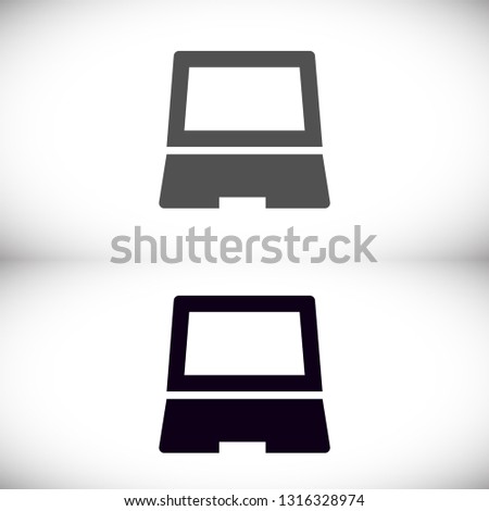 Vector icon laptop 
