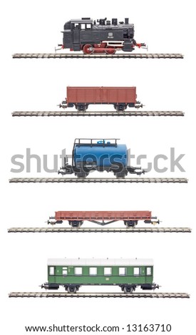 Railway, coach, locomotive (Photoshop path included in file)