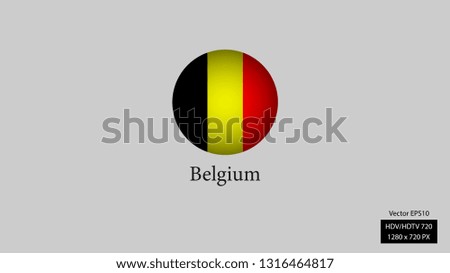 Belgium spherical national team logo.