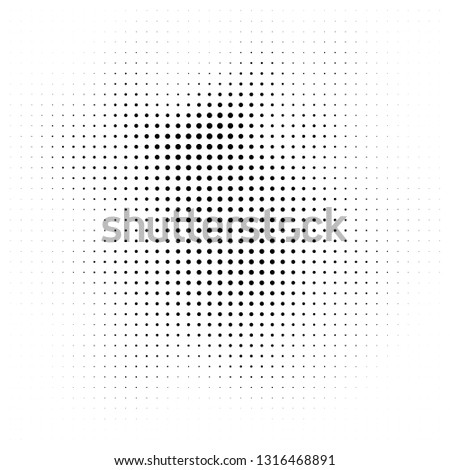 Abstract halftone texture. Monochrome black and white background for business cards, labels, icons, icons. Futuristic wave pattern vector pop art poster