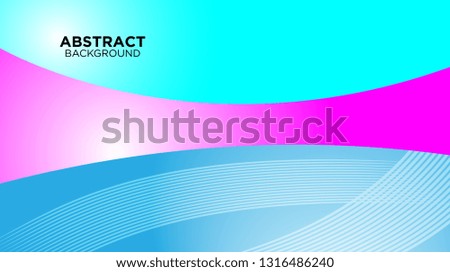 Abstract background design. gradient with geometric lines and light effect. Motion minimal concept. Vector illustration. - Vector