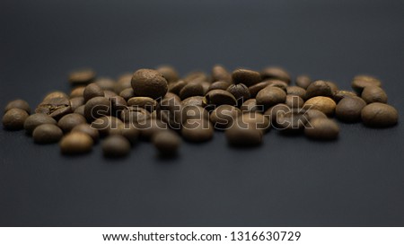 coffee beans photoshoot