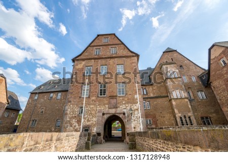 Historical city of Steinau an der Strasse, Germany 