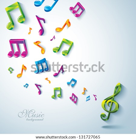 Abstract music background.
