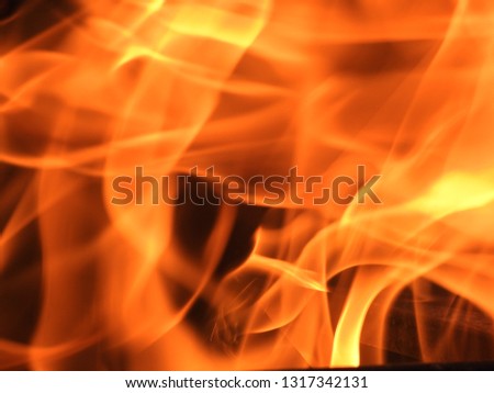 a close picture of a fire