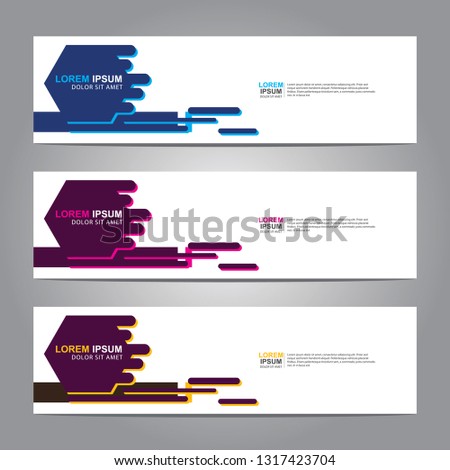 abstract vector banners.