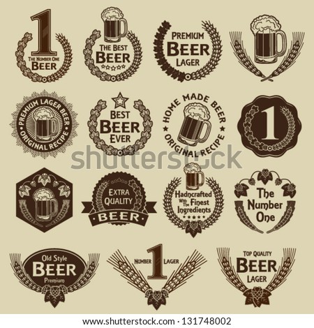 Vintage Collection of Beer Seals & Marks